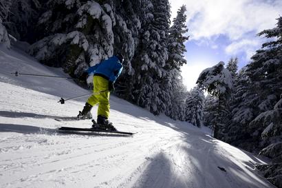 11 pistes de ski alpin à la Croix de Bauzon
